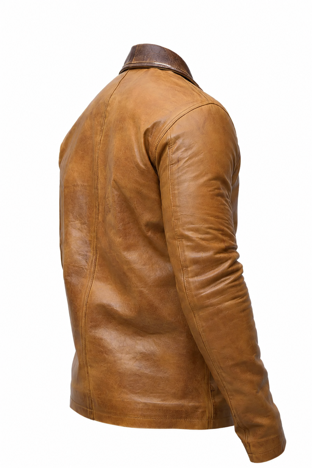 Vintage Tan Leather Jacket